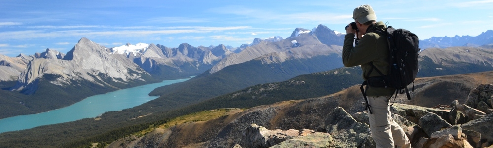 Maligne Lake View Jasper National Park